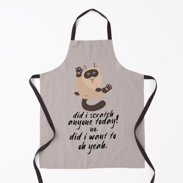Item preview, Funny Sarcastic Cat Have I Scratched Anyone Today? Black Cat designed and sold by PrixSympa.