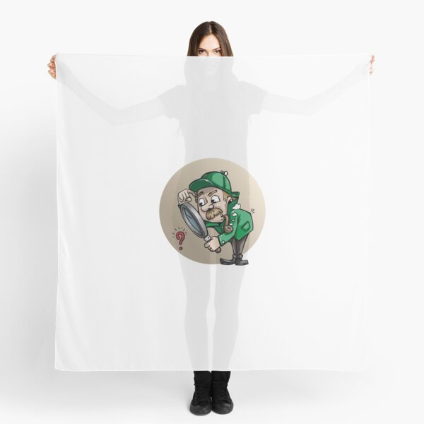 Funny cartoon detective Scarf