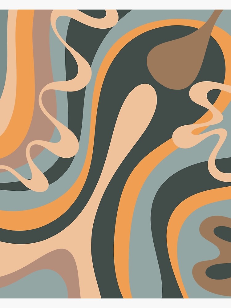 Dopamine Please - Trippy Retro Psychedelic Abstract Pattern in