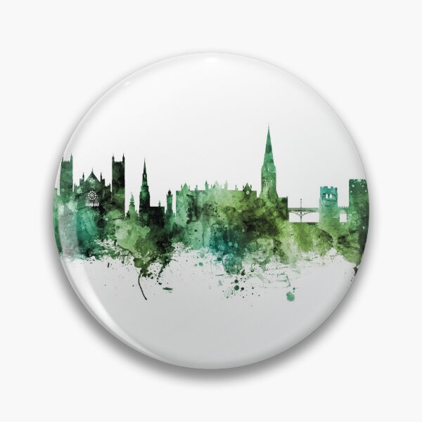 Item preview, Exeter England Skyline designed and sold by ArtPrints.