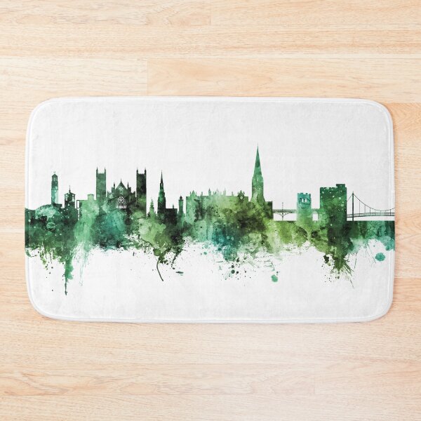 Item preview, Exeter England Skyline designed and sold by ArtPrints.