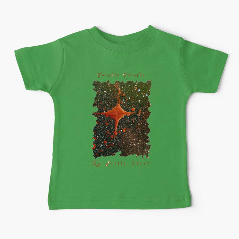 CUTE TWINKLE TWINKLE LITTLE STAR SPACE ART Baby T-Shirt