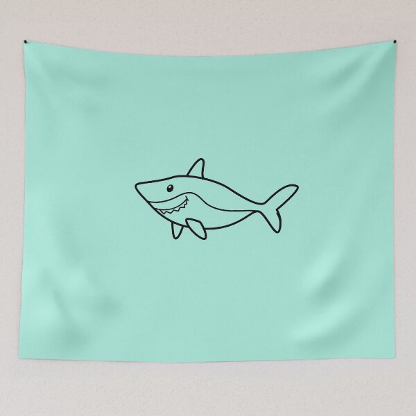 Item preview, Cute Shark designed and sold by BrighterDaysCo.