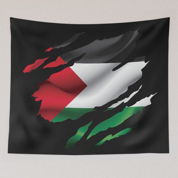 Item preview, Palestine Ripped Flag designed and sold by RahallusNtx.