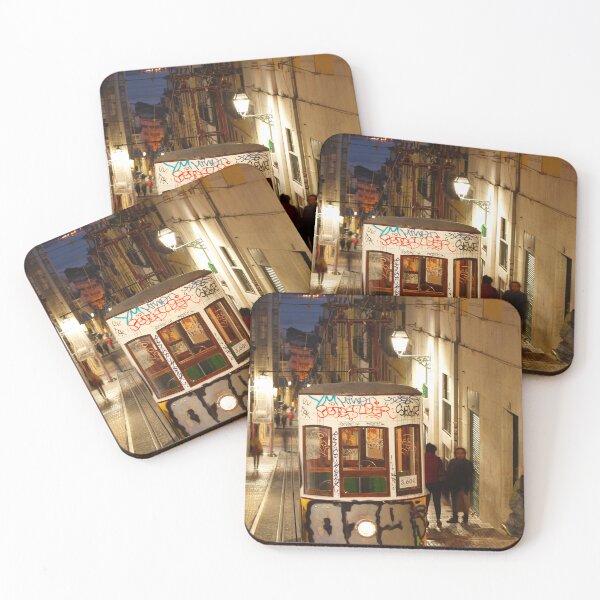 Item preview, Elevador da Bica at dusk in Bairro Alto, Lisbon, Portugal designed and sold by Torsten  Krüger.