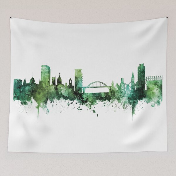 Item preview, Sunderland England Skyline designed and sold by ArtPrints.