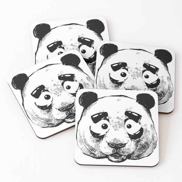 Artikelvorschau, Trauriges Schwarzweiss-Panda-T-Shirt für jedermann, das Panda MeDizayner liebt entworfen und verkauft von MeDizayner.