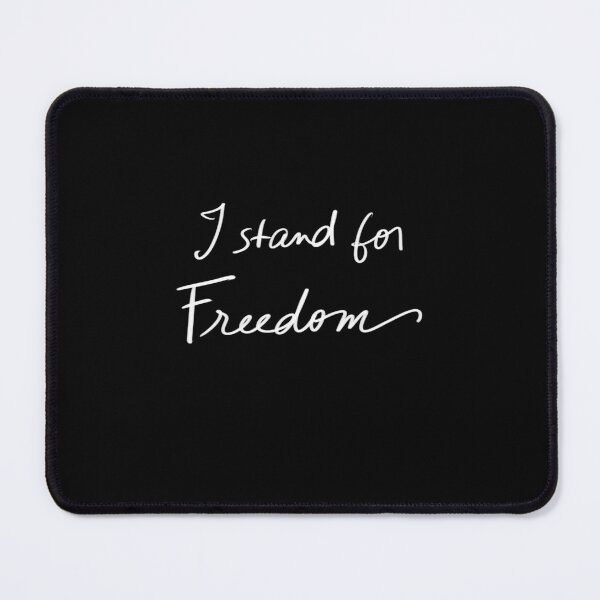 Item preview, i stand for freedom quote handwritten designed and sold by InmyOwnwords.
