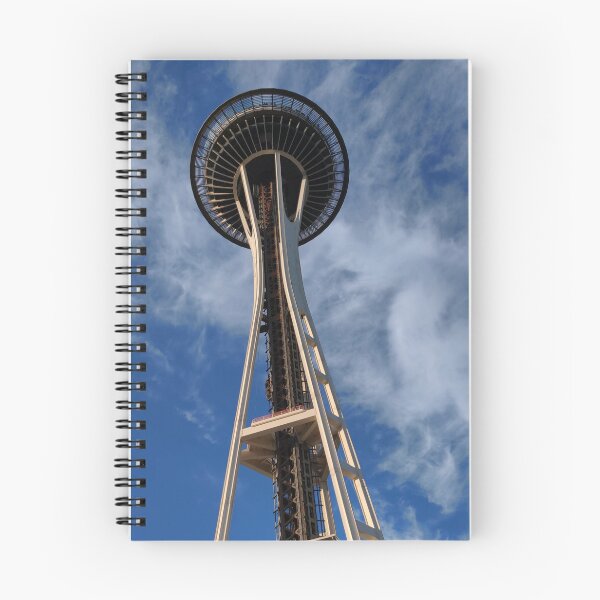 Item preview, Seattle Space Needle in Blue Sky designed and sold by SeeLifeInHD.
