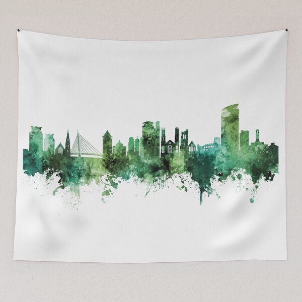 Item preview, Swansea Wales Skyline designed and sold by ArtPrints.