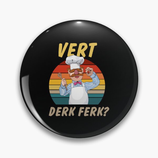 Artikelvorschau, Der schwedische Koch Ferk! Vert Derk Lustiges Vintages Retro entworfen und verkauft von Waleedabbasltd.