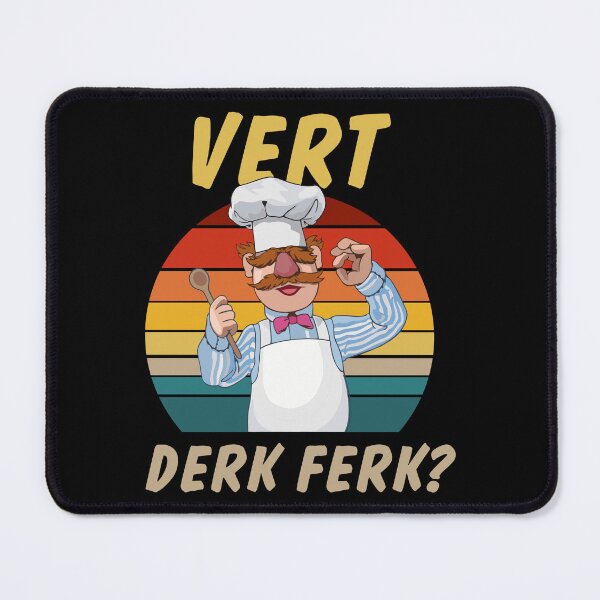 Item preview, The Swedish Chef Ferk! Vert Derk Funny Vintage Retro designed and sold by Waleedabbasltd.
