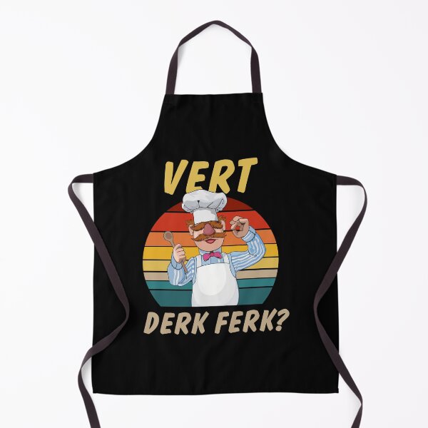 Item preview, The Swedish Chef Ferk! Vert Derk Funny Vintage Retro designed and sold by Waleedabbasltd.