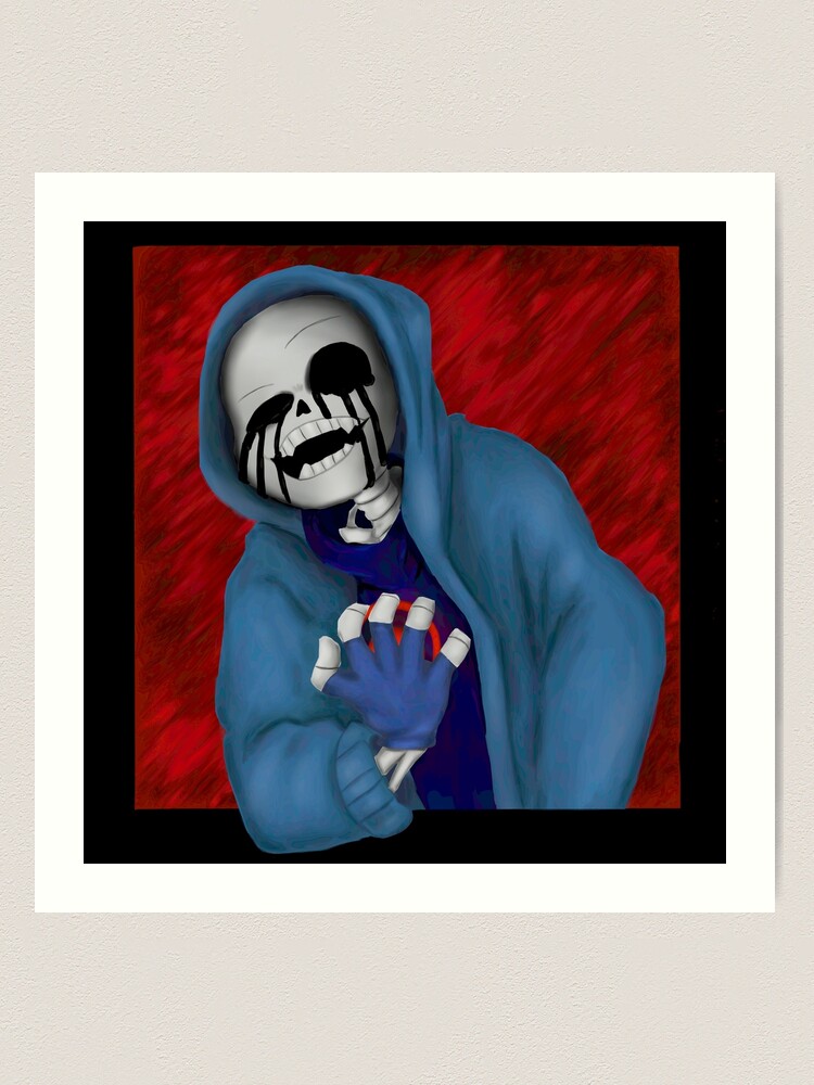 Killer sans human art(🤯) One of these is older, but decided to post both  here : r/Undertale