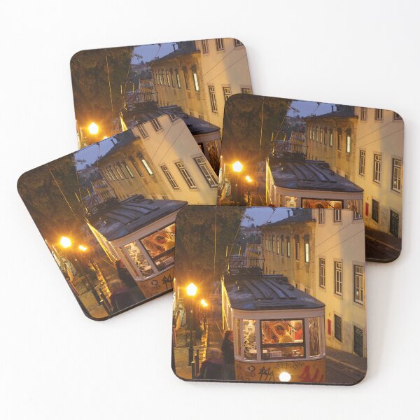Item preview, Elevador da Gloria at dusk in Bairro Alto, Lisbon, Portugal designed and sold by Torsten  Krüger.