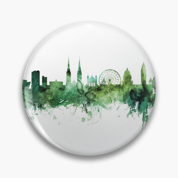 Item preview, Belfast Northern Ireland Skyline designed and sold by ArtPrints.