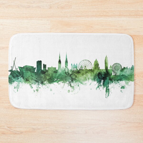 Item preview, Belfast Northern Ireland Skyline designed and sold by ArtPrints.