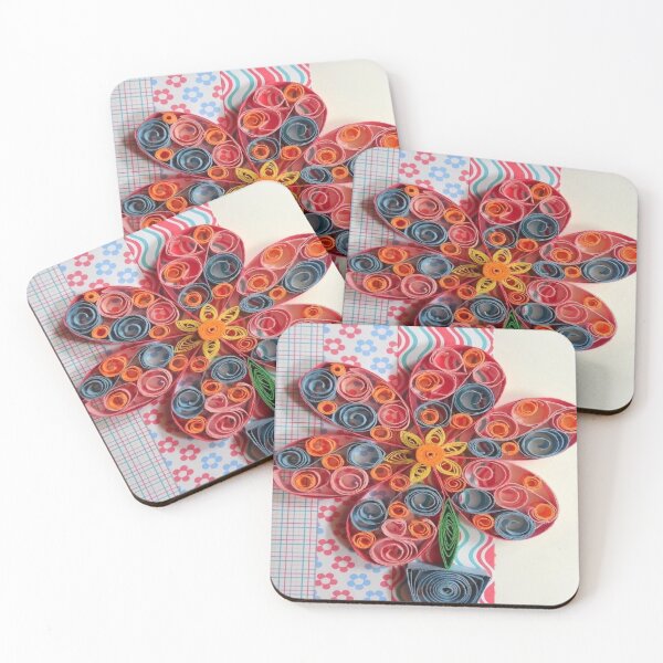 Item preview, Quilled colorful flower designed and sold by Crochetamommy.