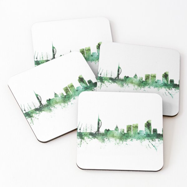 Item preview, Portsmouth England Skyline designed and sold by ArtPrints.