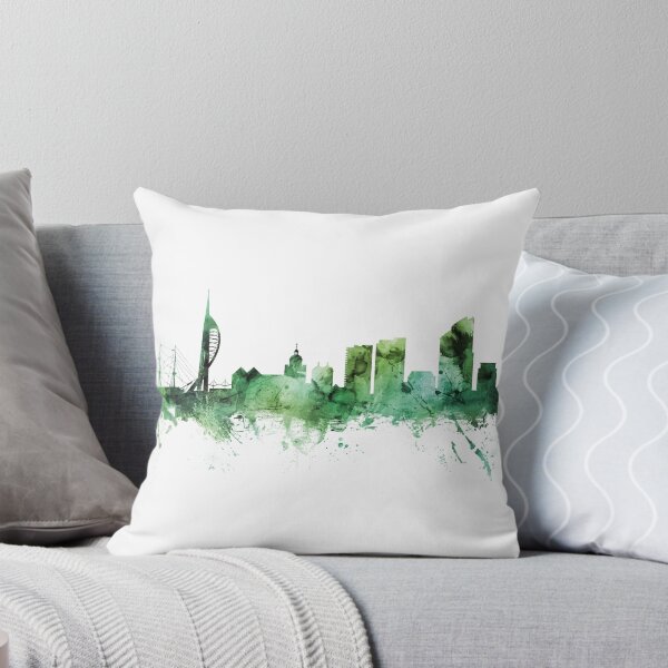 Item preview, Portsmouth England Skyline designed and sold by ArtPrints.