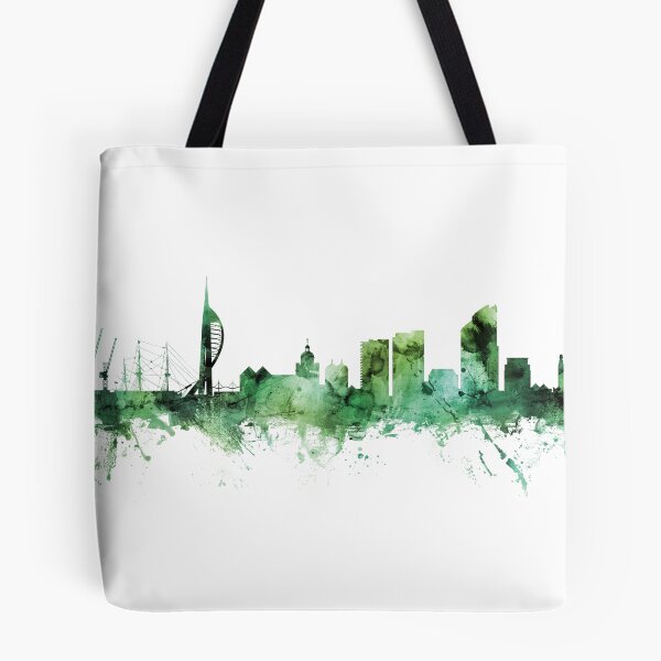 Item preview, Portsmouth England Skyline designed and sold by ArtPrints.