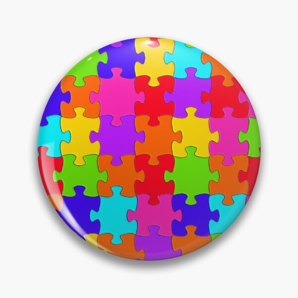Item preview, Colorful Puzzle Pattern designed and sold by artistoutfitter.