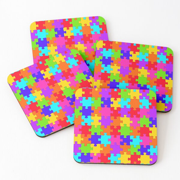 Item preview, Colorful Puzzle Pattern designed and sold by artistoutfitter.