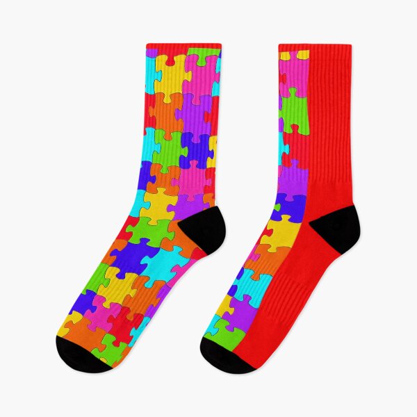 Item preview, Colorful Puzzle Pattern designed and sold by artistoutfitter.