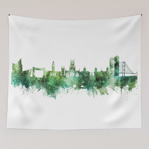 Item preview, Kingston upon Hull England Skyline designed and sold by ArtPrints.
