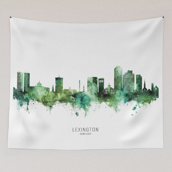 Item preview, Lexington Kentucky Skyline designed and sold by ArtPrints.