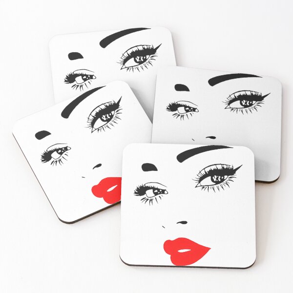 Item preview, Eyelashes Glamor Girl Simply Eyes Lips Fashion Apparel Essential Inspiration Joy Mood Funny designed and sold by DesignByHeartUK.