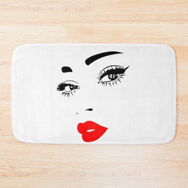 Item preview, Eyelashes Glamor Girl Simply Eyes Lips Fashion Apparel Essential Inspiration Joy Mood Funny designed and sold by DesignByHeartUK.