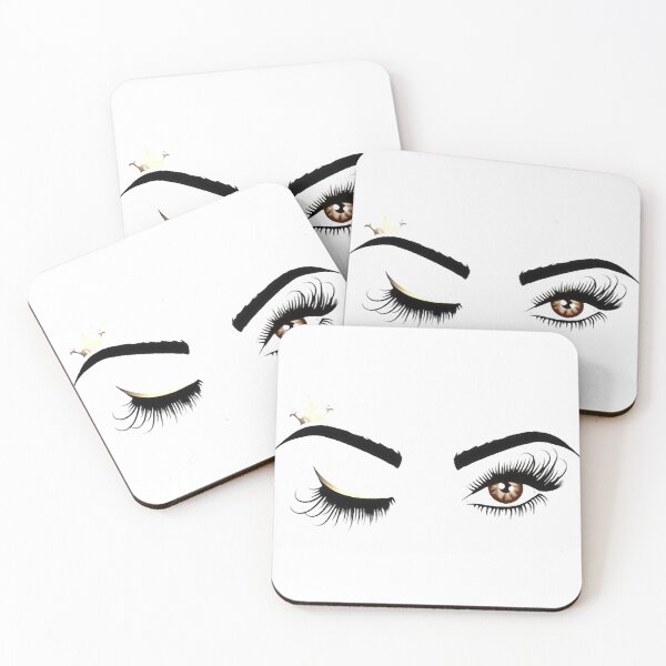 Item preview, Eyelashes Glamor Girl Simply Eyes Lips Fashion Apparel Essential Inspiration Joy Mood Funny designed and sold by DesignByHeartUK.