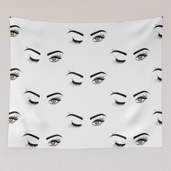 Item preview, Eyelashes Glamor Girl Simply Eyes Lips Fashion Apparel Essential Inspiration Joy Mood Funny designed and sold by DesignByHeartUK.