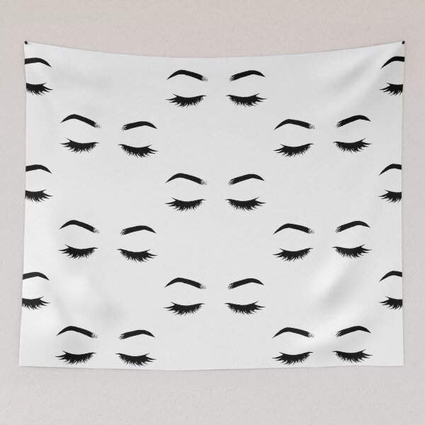 Item preview, Eyelashes Glamor Girl Simply Eyes Lips Fashion Apparel Essential Inspiration Joy Mood Funny designed and sold by DesignByHeartUK.