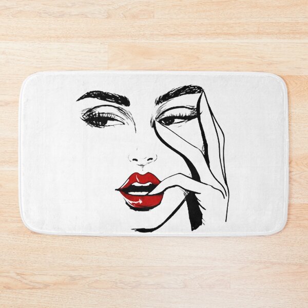 Item preview, Eyelashes Glamor Girl Simply Eyes Lips Fashion Apparel Essential Inspiration Joy Mood Funny designed and sold by DesignByHeartUK.