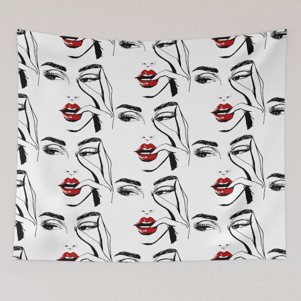 Item preview, Eyelashes Glamor Girl Simply Eyes Lips Fashion Apparel Essential Inspiration Joy Mood Funny designed and sold by DesignByHeartUK.