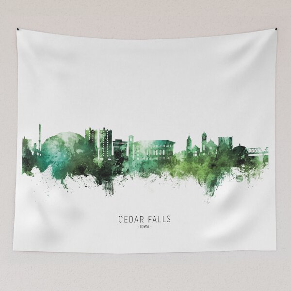 Item preview, Cedar Falls Iowa Skyline designed and sold by ArtPrints.