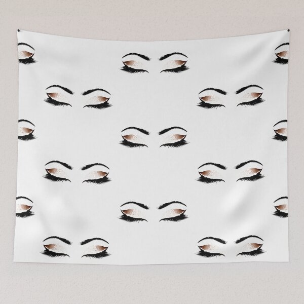 Item preview, Eyelashes Glamor Girl Simply Eyes Lips Fashion Apparel Essential Inspiration Joy Mood Funny designed and sold by DesignByHeartUK.
