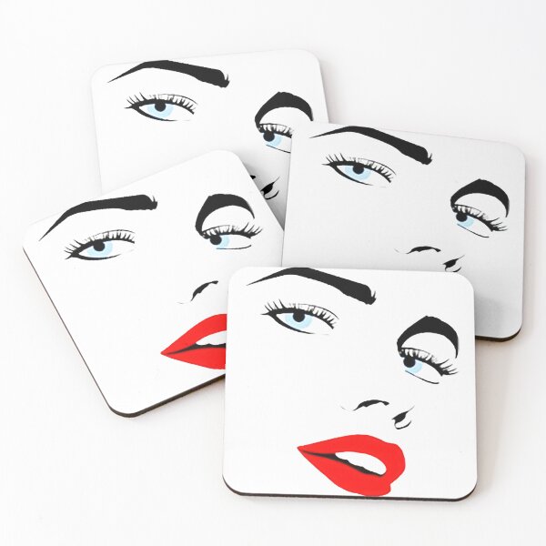 Item preview, Eyelashes Glamor Girl Simply Eyes Lips Fashion Apparel Essential Inspiration Joy Mood Funny designed and sold by DesignByHeartUK.