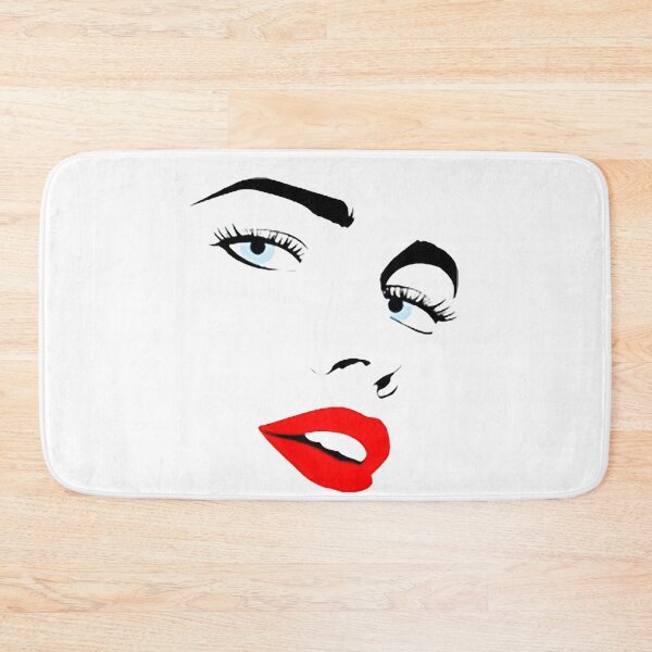 Item preview, Eyelashes Glamor Girl Simply Eyes Lips Fashion Apparel Essential Inspiration Joy Mood Funny designed and sold by DesignByHeartUK.