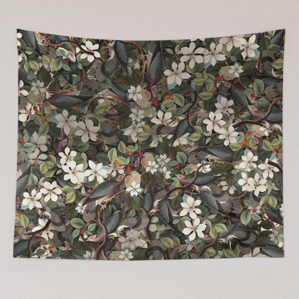 Item preview, Birds and Flowers Three designed and sold by LRGraphics.