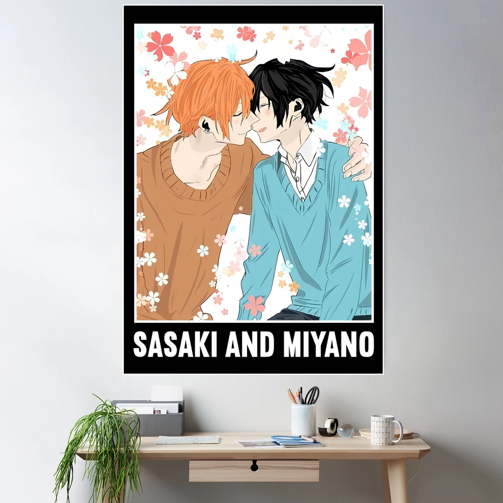 higehiro anime, minimalist poster, by suhaana mian