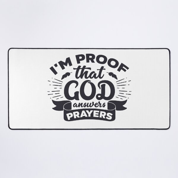 Item preview, I'm proof that god answers prayers, simple, elegant designed and sold by CBNetwork.