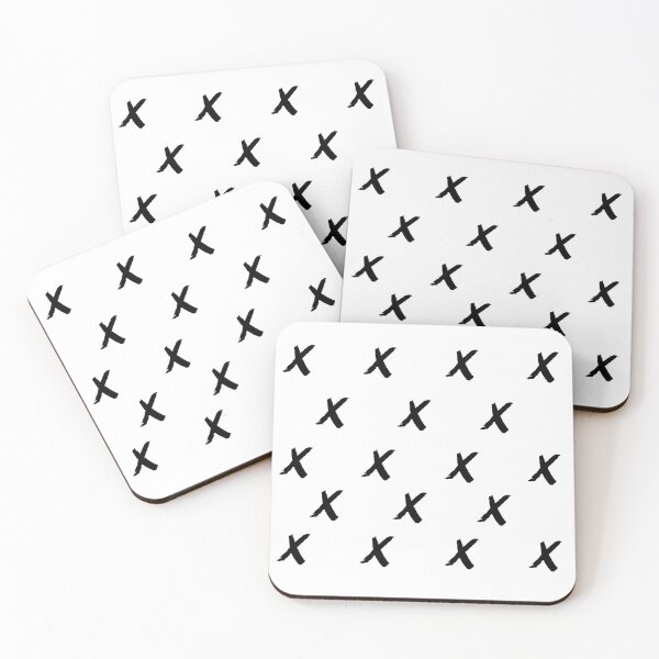 Item preview, Black X Criss Cross Pattern All Over designed and sold by fontspree.
