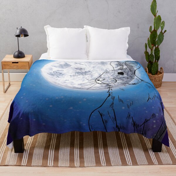 Item preview, Hare by Moonlight Acrylic Painting designed and sold by CreativeBel.