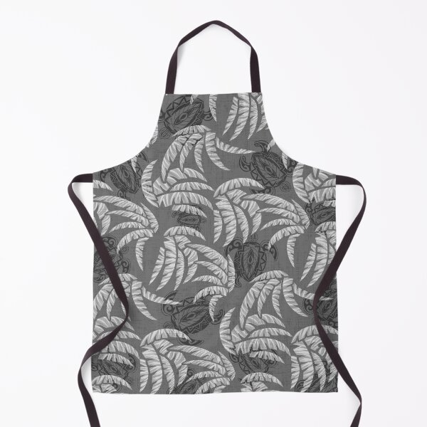 Item preview, Hawaiian Charcoal Turtles and Palm Leaves designed and sold by sunnthreads.