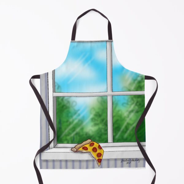 Item preview, Pizza on a Windowsill designed and sold by heathersartwork.