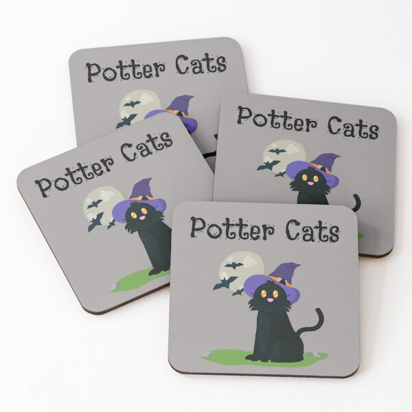 Item preview,  potter cats black cat and bats  designed and sold by Tshirtk.