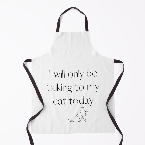 Item preview, I will only be talking to my cat today designed and sold by travelnerd.